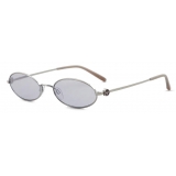 Giorgio Armani - Occhiali da Sole Donna Forma Ovale - Argento - Occhiali da Sole - Giorgio Armani Eyewear