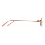 Giorgio Armani - Oval Shape Women Sunglasses - Rose Gold - Sunglasses - Giorgio Armani Eyewear