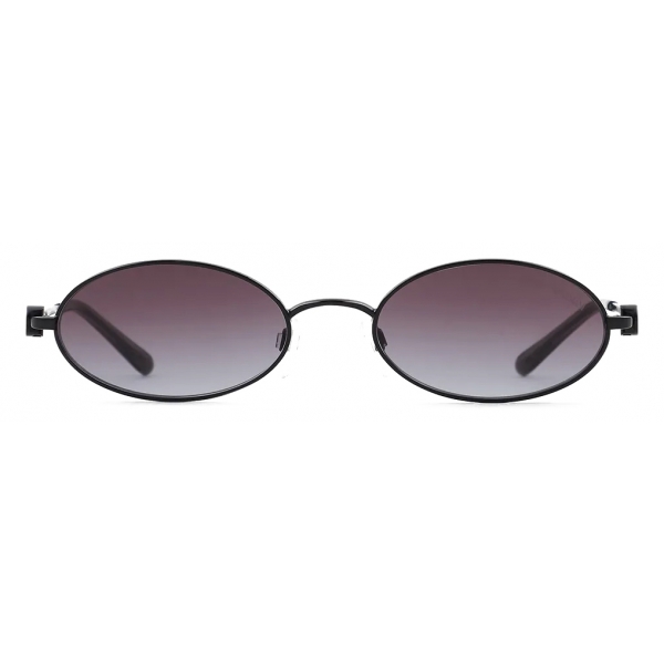 Giorgio Armani - Oval Shape Women Sunglasses - Black - Sunglasses - Giorgio Armani Eyewear