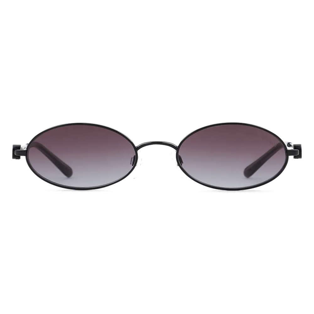 Oval Glasses in Black - Giorgio Armani