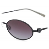 Giorgio Armani - Oval Shape Women Sunglasses - Black - Sunglasses - Giorgio Armani Eyewear