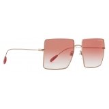 Giorgio Armani - Occhiali da Sole Donna Forma Oversize - Oro Rosa - Occhiali da Sole - Giorgio Armani Eyewear