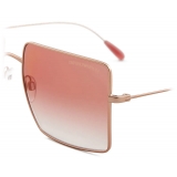 Giorgio Armani - Occhiali da Sole Donna Forma Oversize - Oro Rosa - Occhiali da Sole - Giorgio Armani Eyewear