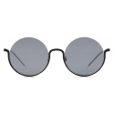 Giorgio Armani - Round Shape Women Sunglasses - Black - Sunglasses - Giorgio Armani Eyewear