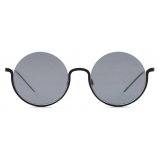 Giorgio Armani - Round Shape Women Sunglasses - Black - Sunglasses - Giorgio Armani Eyewear