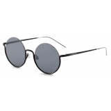 Giorgio Armani - Round Shape Women Sunglasses - Black - Sunglasses - Giorgio Armani Eyewear