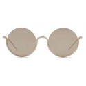 Giorgio Armani - Round Shape Women Sunglasses - Brown - Sunglasses - Giorgio Armani Eyewear