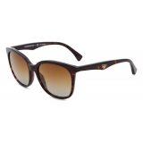 Giorgio Armani - Occhiali da Sole Donna Forma Squadrata - Marrone - Occhiali da Sole - Giorgio Armani Eyewear