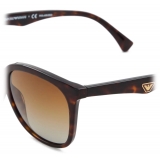 Giorgio Armani - Occhiali da Sole Donna Forma Squadrata - Marrone - Occhiali da Sole - Giorgio Armani Eyewear