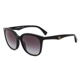 Giorgio Armani - Occhiali da Sole Donna Forma Squadrata - Nero - Occhiali da Sole - Giorgio Armani Eyewear