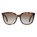 Giorgio Armani - Square Shape Women Sunglasses - Havana - Sunglasses - Giorgio Armani Eyewear