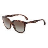 Giorgio Armani - Square Shape Women Sunglasses - Havana - Sunglasses - Giorgio Armani Eyewear