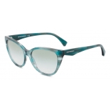 Giorgio Armani - Occhiali da Sole Donna in Bio-Acetato - Verde - Occhiali da Sole - Giorgio Armani Eyewear