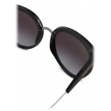 Giorgio Armani - Occhiali da Sole Donna Oversize Forma Cat-Eye - Nero - Occhiali da Sole - Giorgio Armani Eyewear