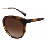Giorgio Armani - Oversize Cat-Eye Shape Women Sunglasses - Brown - Sunglasses - Giorgio Armani Eyewear