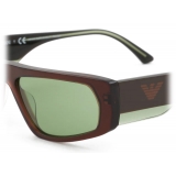 Giorgio Armani - Bio-Acetate Men Sunglasses - Brown - Sunglasses - Giorgio Armani Eyewear