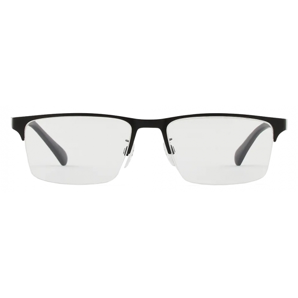 Giorgio Armani - Rectangular Men Eyeglasses - Black Red - Eyeglasses - Giorgio Armani Eyewear