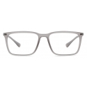 Giorgio Armani - Rectangular Men Eyeglasses - Grey - Eyeglasses - Giorgio Armani Eyewear