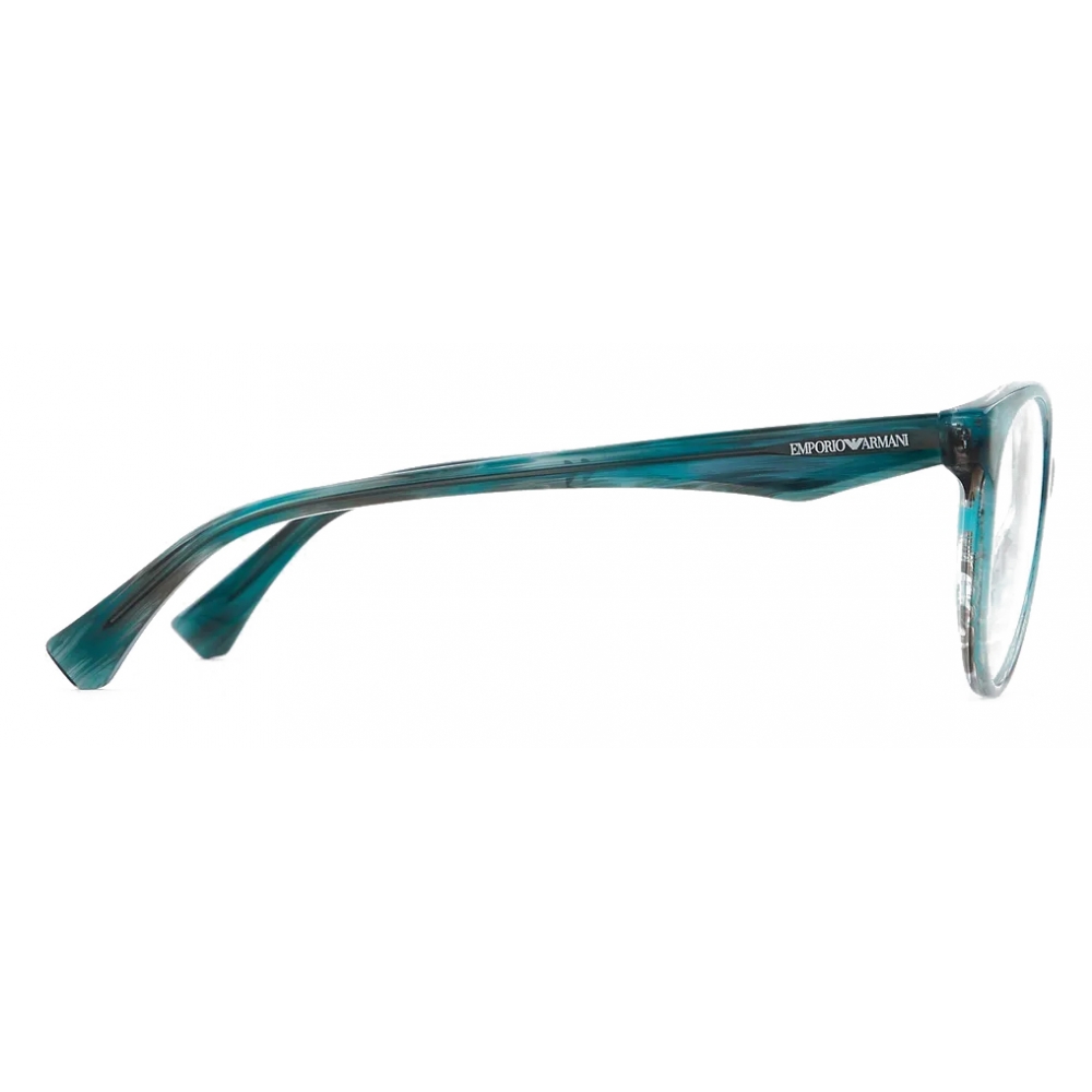 Giorgio Armani - Women's Cat-Eye Eyeglasses - Dark Green - Optical Glasses  - Giorgio Armani Eyewear - Avvenice