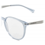 Giorgio Armani - Panthos Women Eyeglasses - Light Blue - Eyeglasses - Giorgio Armani Eyewear
