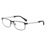 Giorgio Armani - Rectangular Men Eyeglasses - Black - Eyeglasses - Giorgio Armani Eyewear