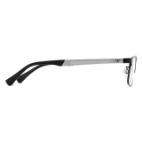 Giorgio Armani - Rectangular Men Eyeglasses - Black - Eyeglasses - Giorgio Armani Eyewear