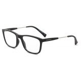 Giorgio Armani - Rectangular Men Eyeglasses - Black - Eyeglasses - Giorgio Armani Eyewear