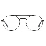 Giorgio Armani - Round Men Eyeglasses - Anthracite - Eyeglasses - Giorgio Armani Eyewear