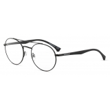 Giorgio Armani - Occhiali da Vista Uomo Forma Rotonda - Antracite - Occhiali da Vista - Giorgio Armani Eyewear