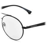 Giorgio Armani - Round Men Eyeglasses - Anthracite - Eyeglasses - Giorgio Armani Eyewear