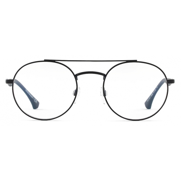 Giorgio Armani - Occhiali da Vista Uomo Forma Rotonda - Blu Navy - Occhiali da Vista - Giorgio Armani Eyewear
