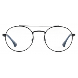 Giorgio Armani - Round Men Eyeglasses - Navy Blue - Eyeglasses - Giorgio Armani Eyewear