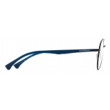 Giorgio Armani - Round Men Eyeglasses - Navy Blue - Eyeglasses - Giorgio Armani Eyewear