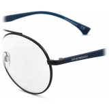 Giorgio Armani - Round Men Eyeglasses - Navy Blue - Eyeglasses - Giorgio Armani Eyewear