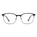 Giorgio Armani - Square Men Eyeglasses - Matte Blue - Eyeglasses - Giorgio Armani Eyewear