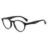 Giorgio Armani - Occhiali da Vista Uomo Forma Irregolare - Nero - Occhiali da Vista - Giorgio Armani Eyewear