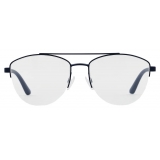 Giorgio Armani - Occhiali da Vista Uomo Forma Rettangolare - Blu Navy - Occhiali da Vista - Giorgio Armani Eyewear