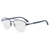 Giorgio Armani - Occhiali da Vista Uomo Forma Rettangolare - Blu Navy - Occhiali da Vista - Giorgio Armani Eyewear