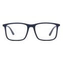 Giorgio Armani - Occhiali da Vista Uomo Forma Rettangolare - Blu - Occhiali da Vista - Giorgio Armani Eyewear