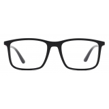 Giorgio Armani - Occhiali da Vista Uomo Forma Rettangolare - Blu Opaco - Occhiali da Vista - Giorgio Armani Eyewear
