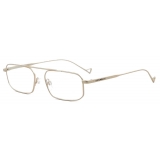 Giorgio Armani - Round Men Eyeglasses - Pale Gold - Eyeglasses - Giorgio Armani Eyewear