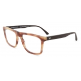 Giorgio Armani - Bio-Acetate Men Eyeglasses - Brown - Eyeglasses - Giorgio Armani Eyewear