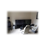 Playseat® Evolution White - UK Version - Pro Racing Seat - PC - PS - XBOX - Real Simulation - Gaming - Play Station - PS5