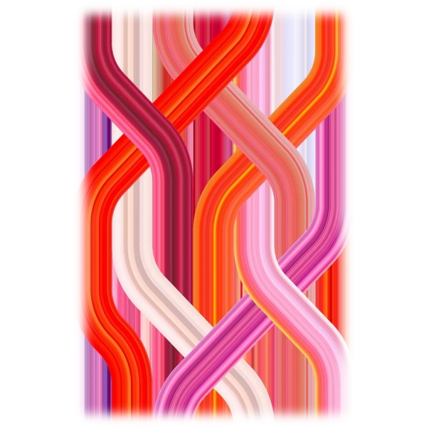 Qeeboo - Carpet Wave Red Rectangular - Rettangolare - Tappeto Qeeboo by Richard Hutten - Arredo - Casa
