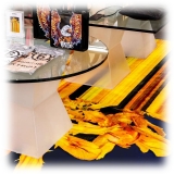 Qeeboo - Carpet Glitch Yellow Rectangular - Rettangolare - Tappeto Qeeboo by Richard Hutten - Arredo - Casa