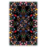 Qeeboo - Carpet Let’s Dance Animal Traces Dark Rectangular - Rettangolare - Tappeto Qeeboo by Nynke Tynagel - Arredo - Casa