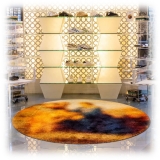 Qeeboo - Carpet Blur Round - Round - Qeeboo Carpet by Stefano Giovannoni - Furnishing - Home