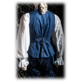 Nicolao Atelier - Midnight Blue Velvet Embossed Suit for Man - Historical Costume - 1700 - Made in Italy - Luxury Exclusive