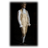 Nicolao Atelier - Abito Uomo in Lampasso Oro - Bianco - Costumi Storici - 1700 - Made in Italy - Luxury Exclusive Collection