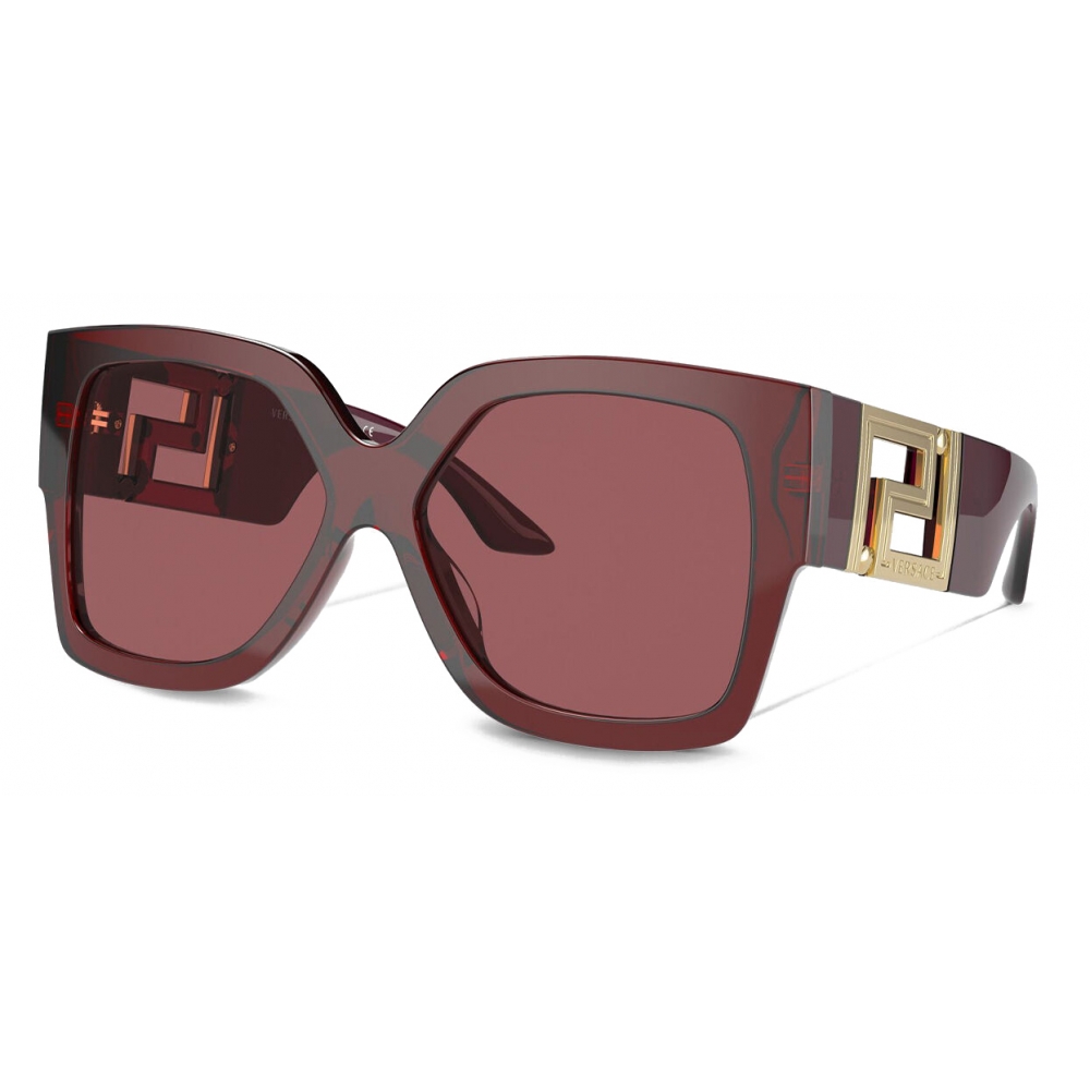 versace burgundy sunglasses